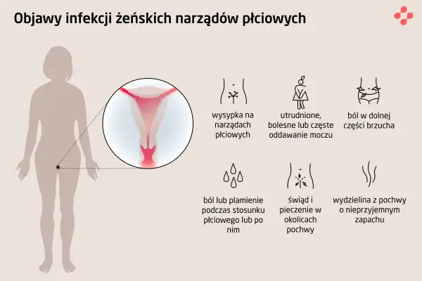 Objawy infekcji narządów płciowych: wysypka, ból brzucha, problemy z oddawaniem moczu, ból podczas stosunku, świąd, pieczenie i nieprzyjemna wydzielina. To mogą być symptomy choroby wenerycznej.